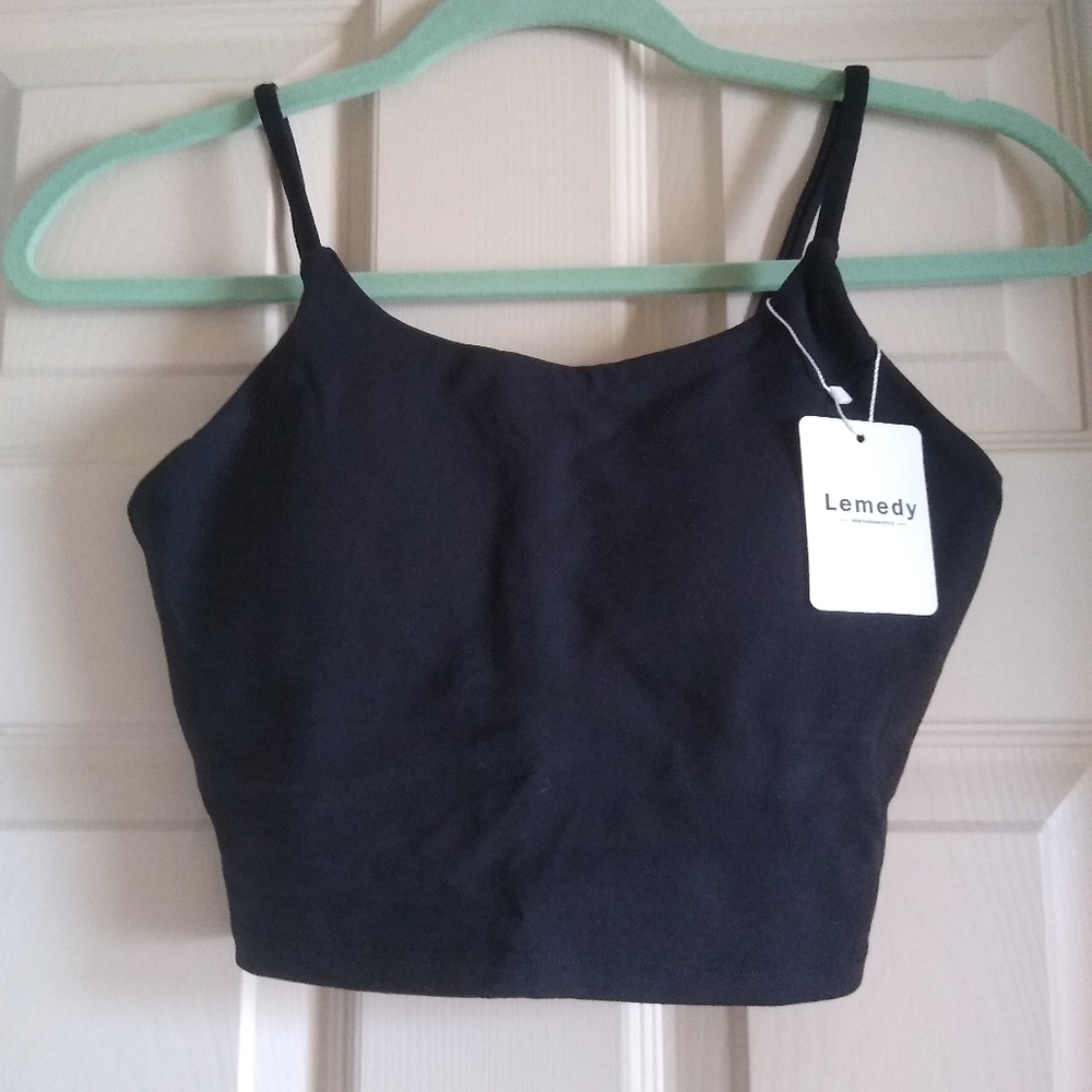 Cute Short Black Cami